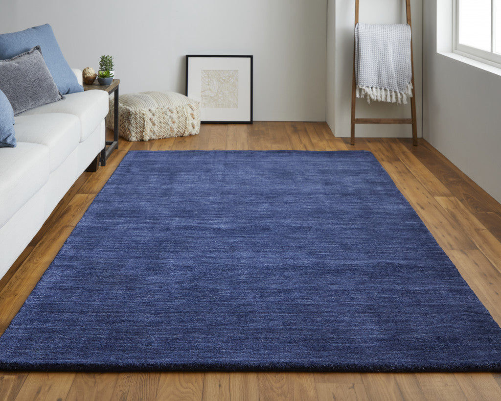 Stain-Resistant Hand Woven Wool Blend Area Rug with Unique Artisan-Crafted Design for Contemporary Modern Spaces