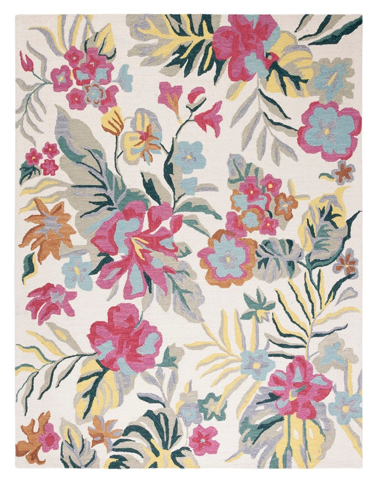 Luxurious Hand-Tufted 100% Wool Pile Rug with Elegant Design for Cozy Homes