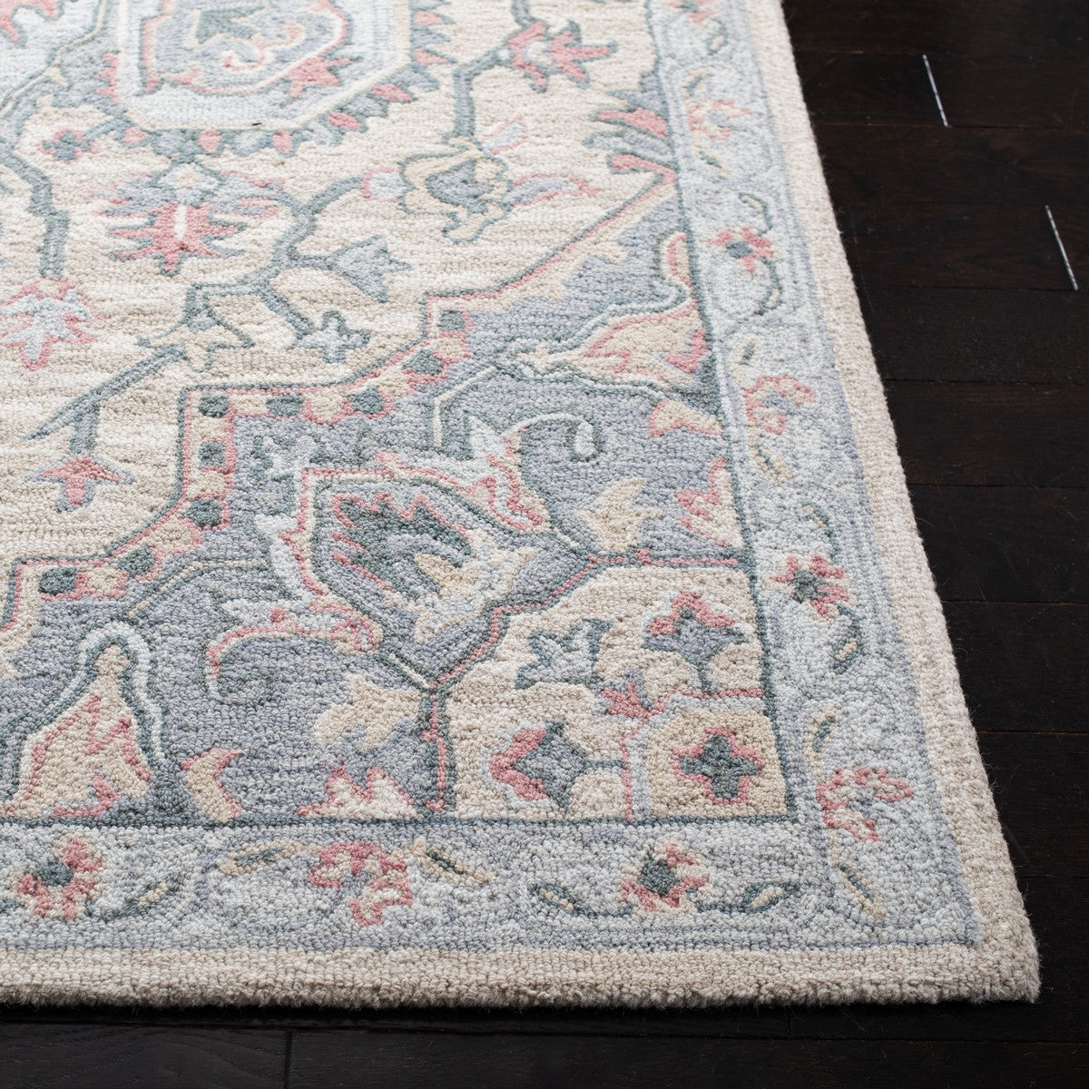 Luxurious Indian Crafted Hand Tufted Wool Area Rug with 12mm Pile Height