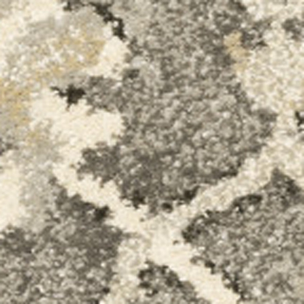 Stain-Resistant Oriental Runner Rug with Elegant Grey and Beige Design for Fashionable Living Spaces