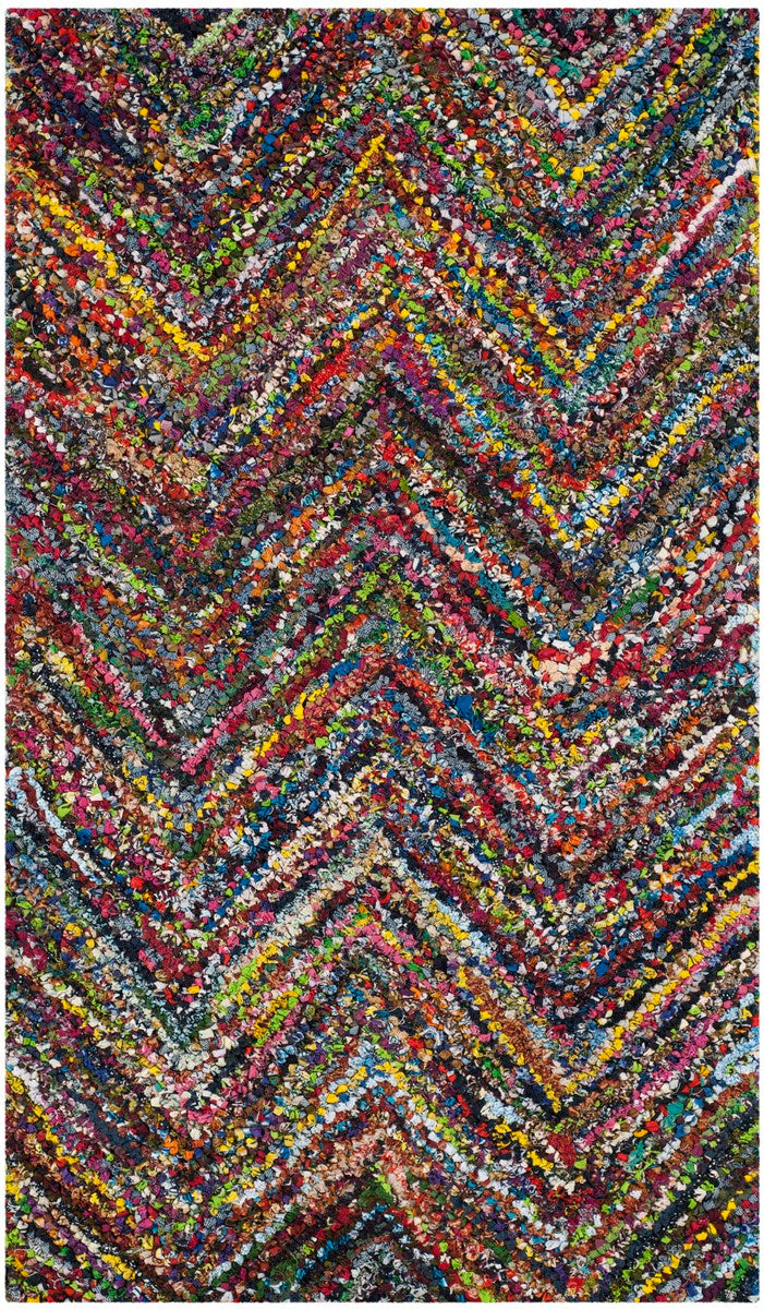 Safavieh Nantucket Hand - Tufted Luxury Area Rug with 100% Cotton Pile for Adding Cozy Elegance to Any Room's Decor
