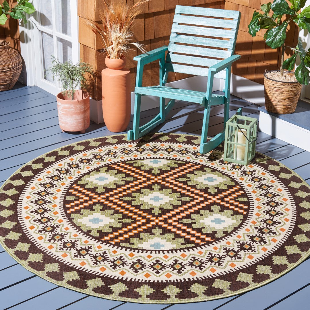 High - Quality Veranda Outdoor Area Rug with Power - Loomed and Durable Design for a Stylish Patio or Garden
