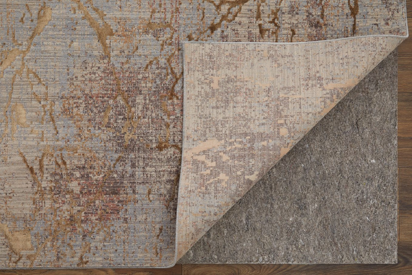 Pryor Modern and Versatile Luxury Abstract High-Low Pile Floor Rug in Earthy and Vibrant Color Tones