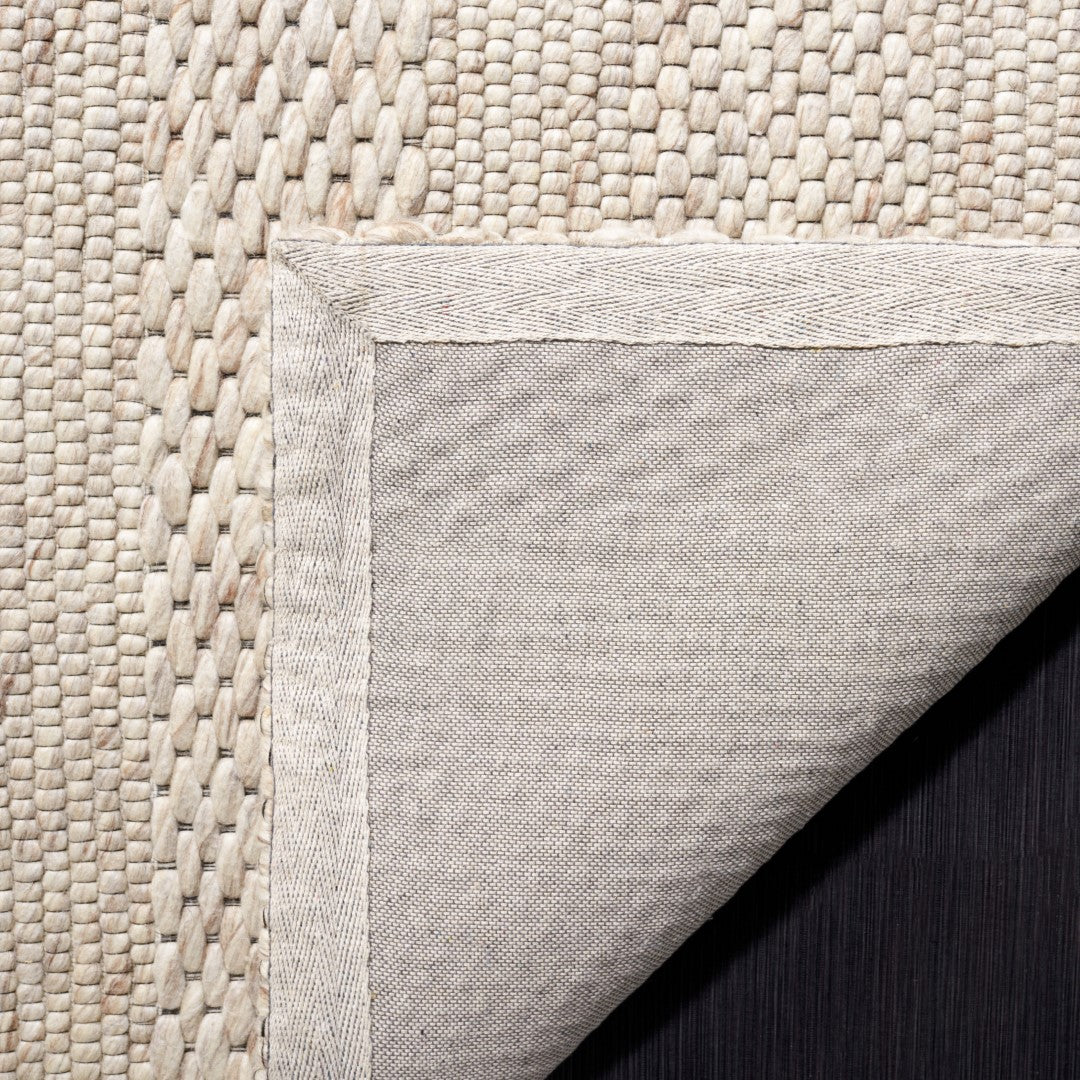 Luxurious Modern Hand - Loomed 60% Wool Blend Rug with Cotton Backing for Every Space