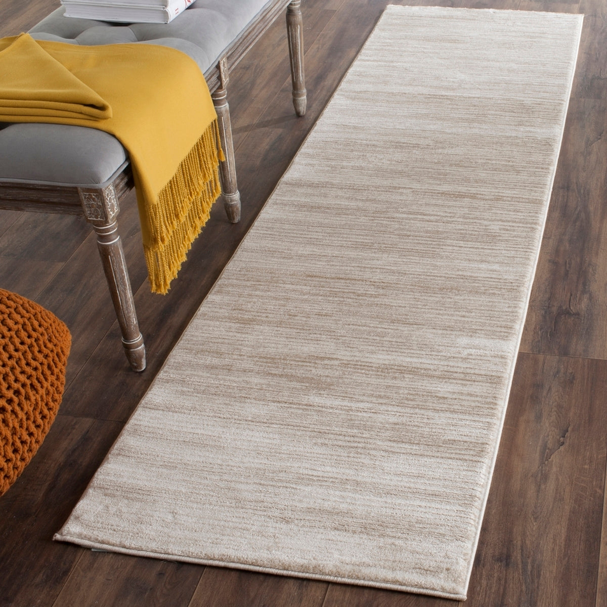 Elegant Vision 606 Flat Weave Area Rug Crafted from a Durable Blend of Polypropylene and Polyester for Home Decor