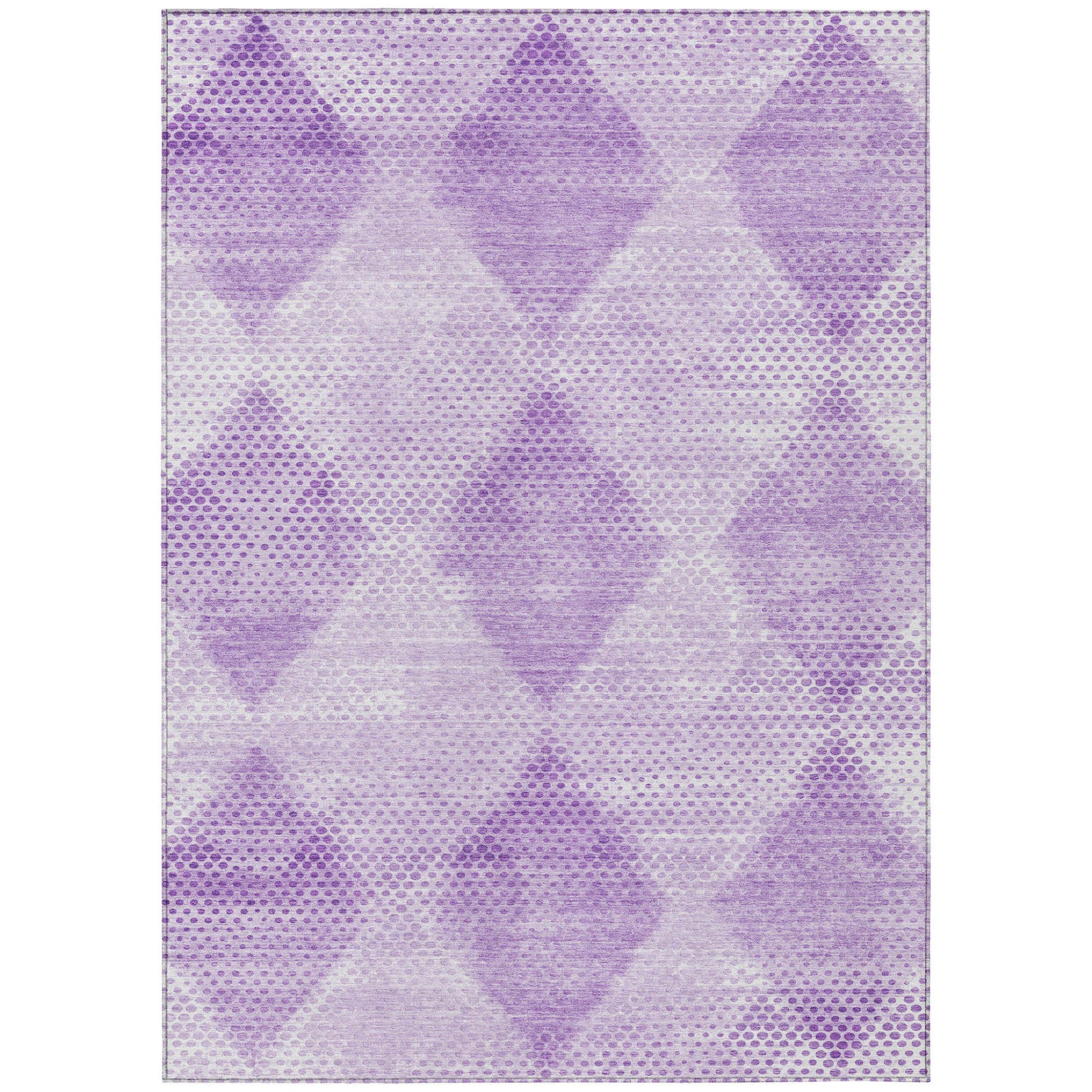 Stylish Blue Geometric Washable & Stain-Resistant Runner Rug for Indoor/Outdoor Spaces