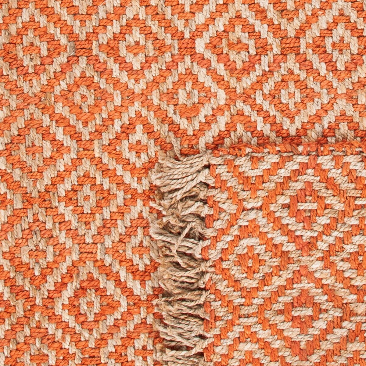Exquisite Natural Fiber 266 Hand-Woven Jute Floor Rug - An Eco-Friendly and Stylish Home Decor Accessory for Sustainable Living