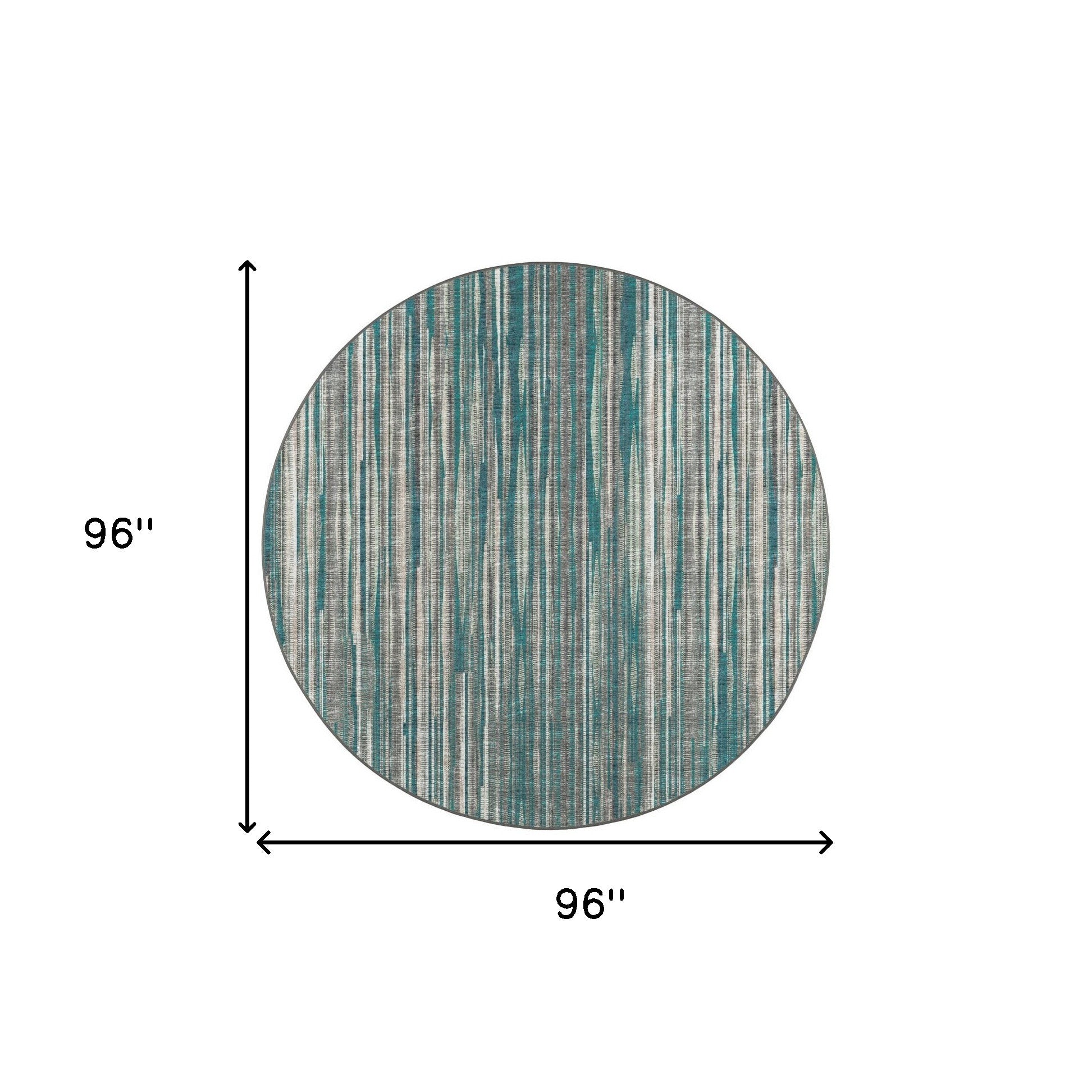 Exquisite Handmade Blue Round Ombre Tufted Area Rug - 8 Feet by 8 Feet for a Soft, Stylish, and Uniquely Designed Living Space