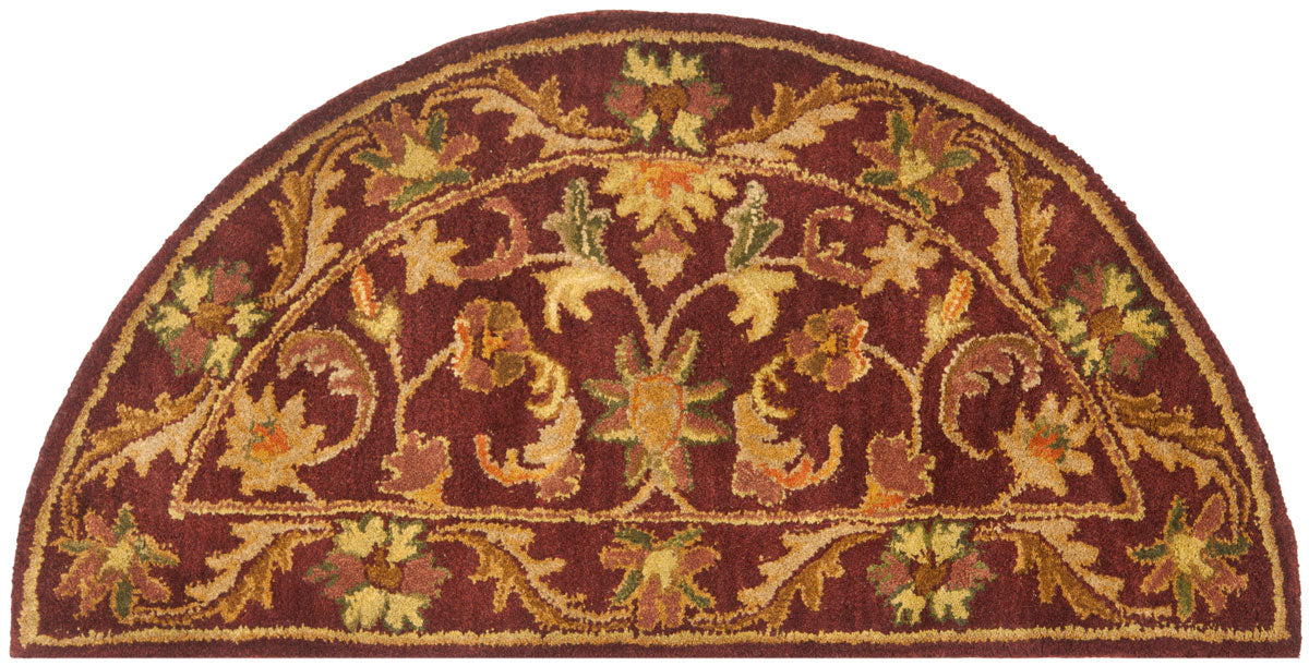 19th Century Inspired Hand-Tufted Wool Rug with Herbal Wash Elegance