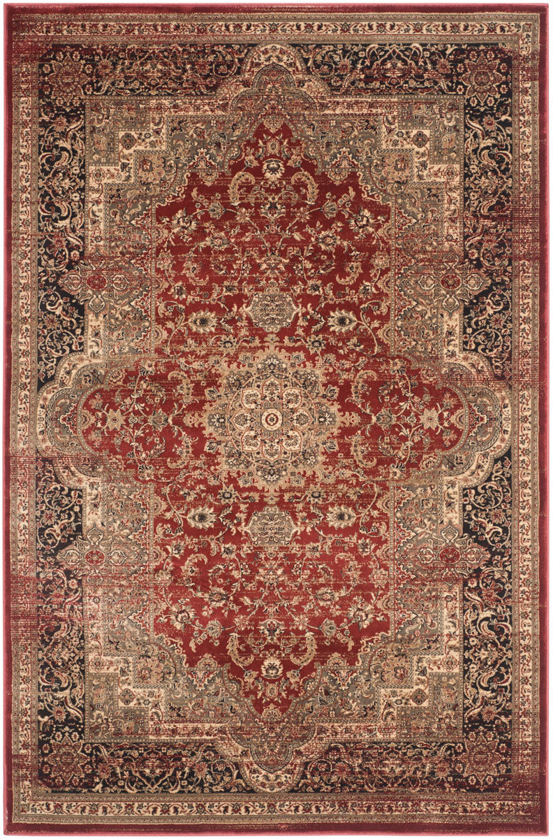 Elegant Vintage VTG574 Power - Loomed Polypropylene Rug for Classic Home Decor