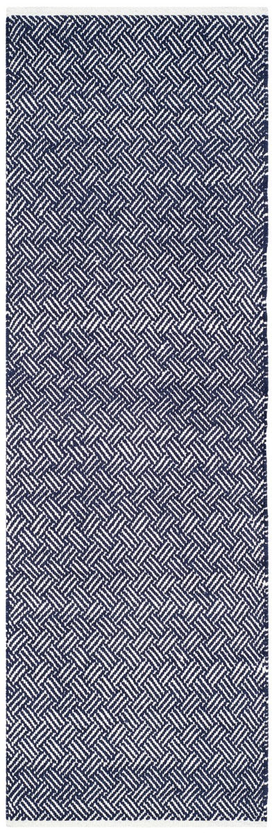 Safavieh Boston Collection - Hand-Woven Cotton Rug with Geometric Patterns, Luxurious Softness