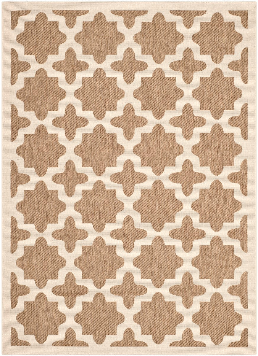 Safavieh Courtyard Durable and Stylish Power Loomed Area Rug Ideal for Both Indoor and Outdoor Decorative Spaces