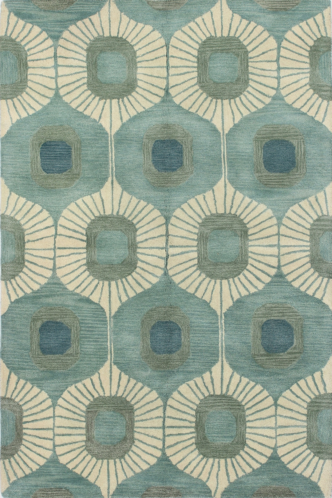 Stylish S185-AQ-ST103 Area Rug Featuring Bold Patterns and Sophisticated Heathering for Decorative Purposes