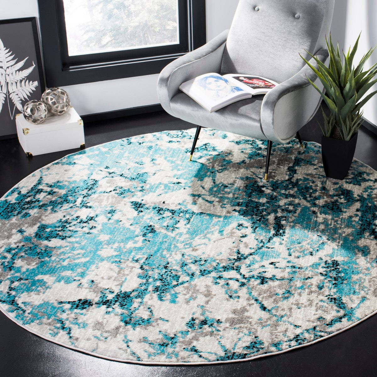 Skyler Power Loomed Area Rug - Soft and Luxurious Polypropylene Pile for Stylish and Comfortable Home Decor