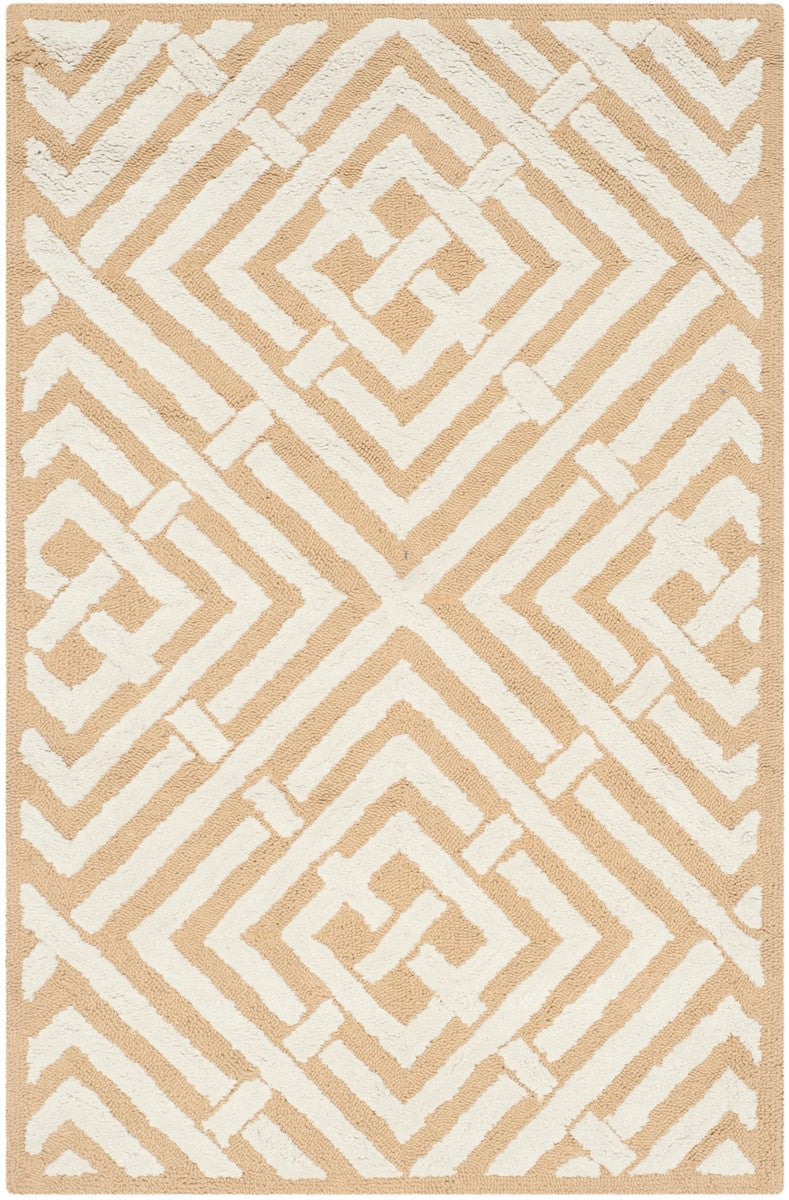 Safavieh Newport Hand-Hooked Rug: Elegant Transitional Style with Vivid Colors for Home