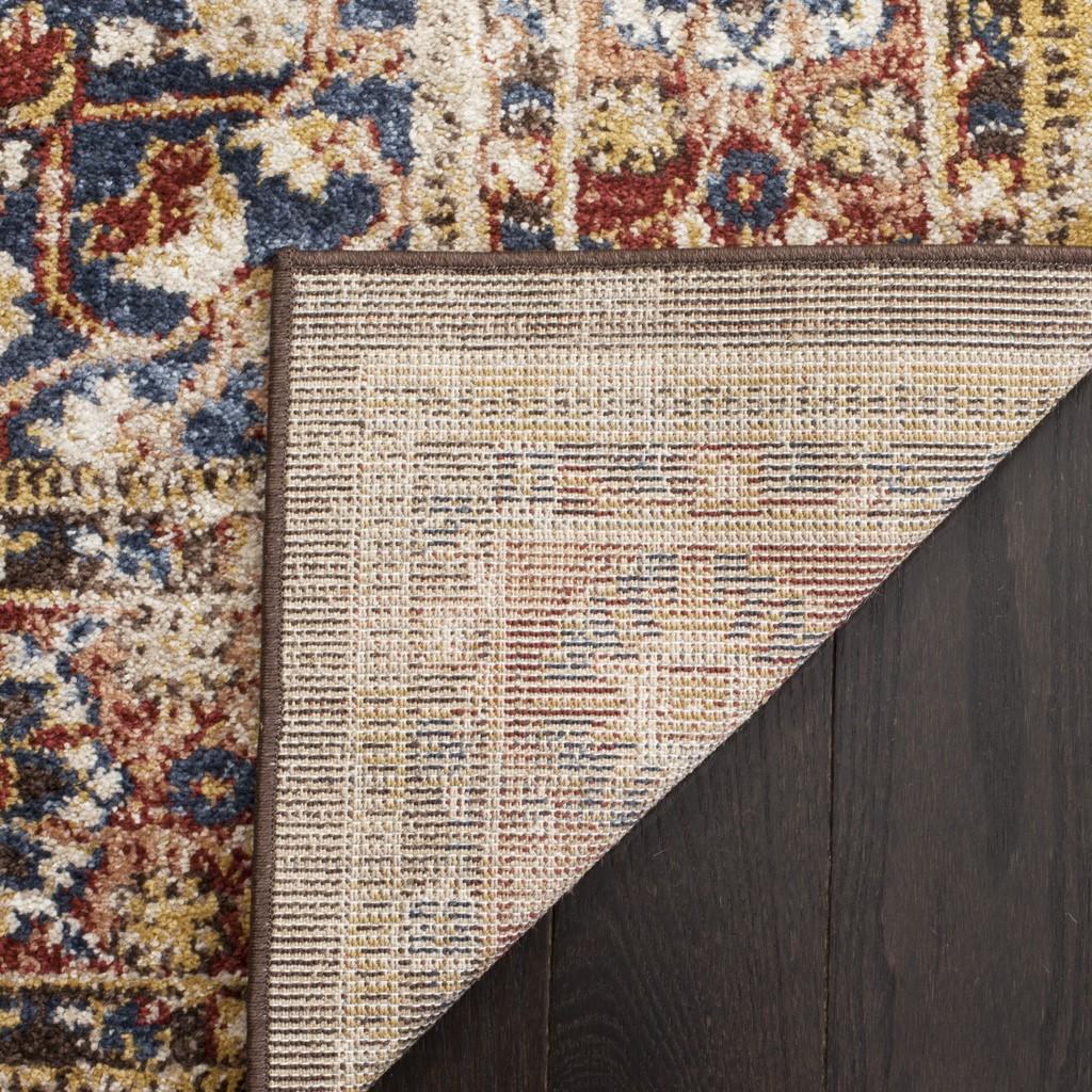 Bijar Style Traditional Power Loomed Polypropylene Floor Rug - An Elegant and Timeless Addition for Home Interior Decor