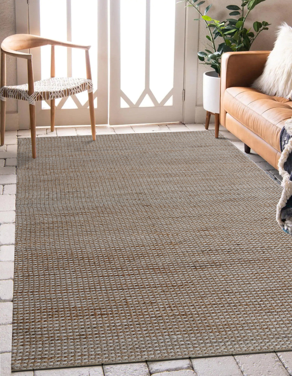 Exquisite Hand-Woven Gray Striped Area Rug for Elegant Home Decor