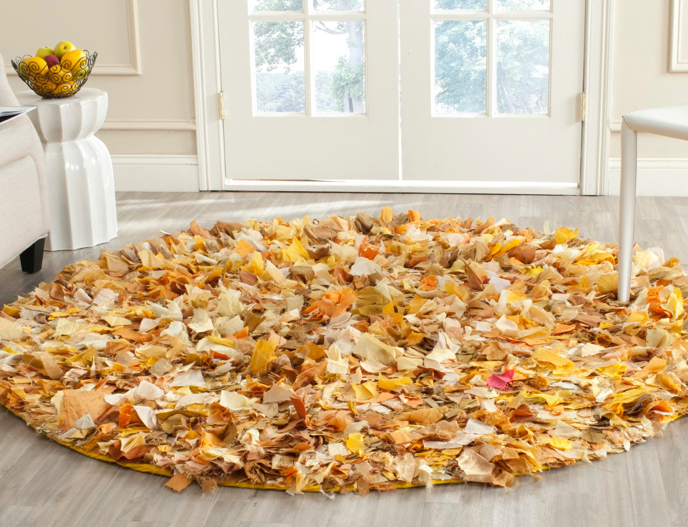 Exquisite Hand-Woven Polyester Area Rug from India - Rio Collection with a Luxurious 90mm Pile Height for Elegant Home Decor and Enhanced Comfort
