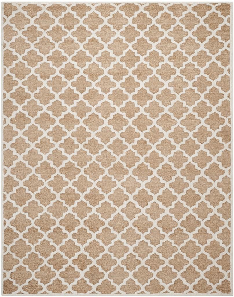 Luxurious Indian Hand-Tufted Rectangle Rug: A Blend of Wool, Polyester, and Cotton