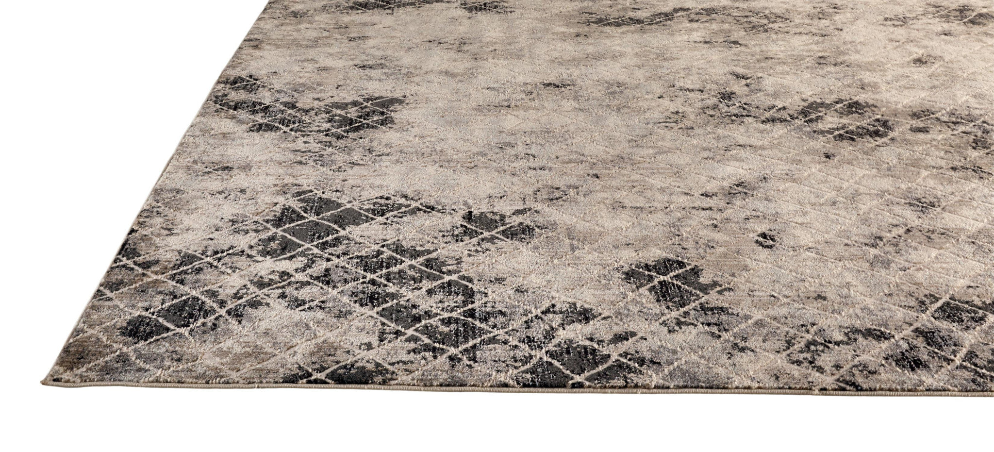 Elegant Stain-Resistant Area Rug in Ivory Gray & Taupe Abstract Design for Stylish Homes