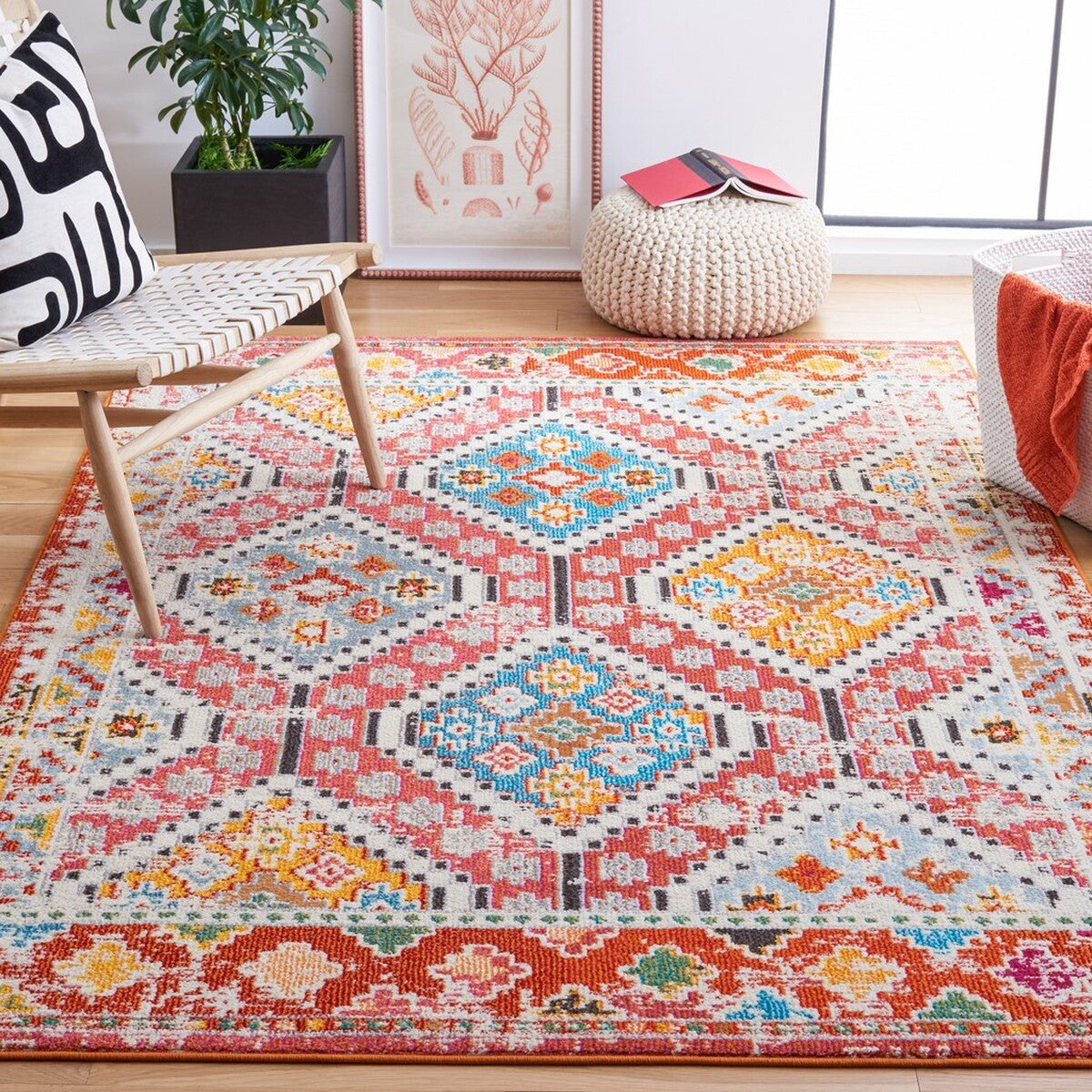 Elegant Madison Transitional Power - Loomed Polypropylene Friese Rug for Home Decor