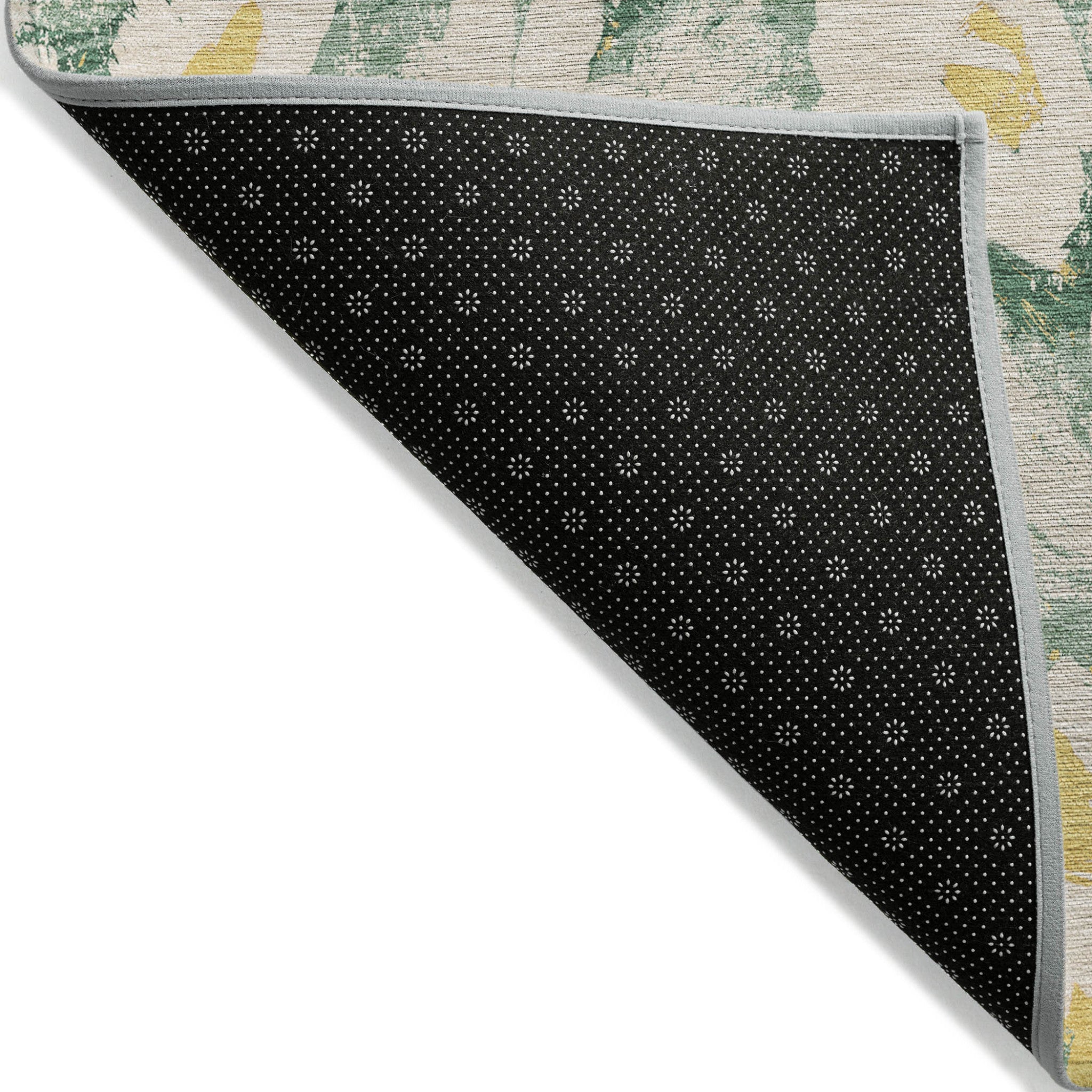 Exquisite Floral Indoor and Outdoor Runner Rug with Stain-Resistant, Non-Skid, and Washable Design for Home Decor