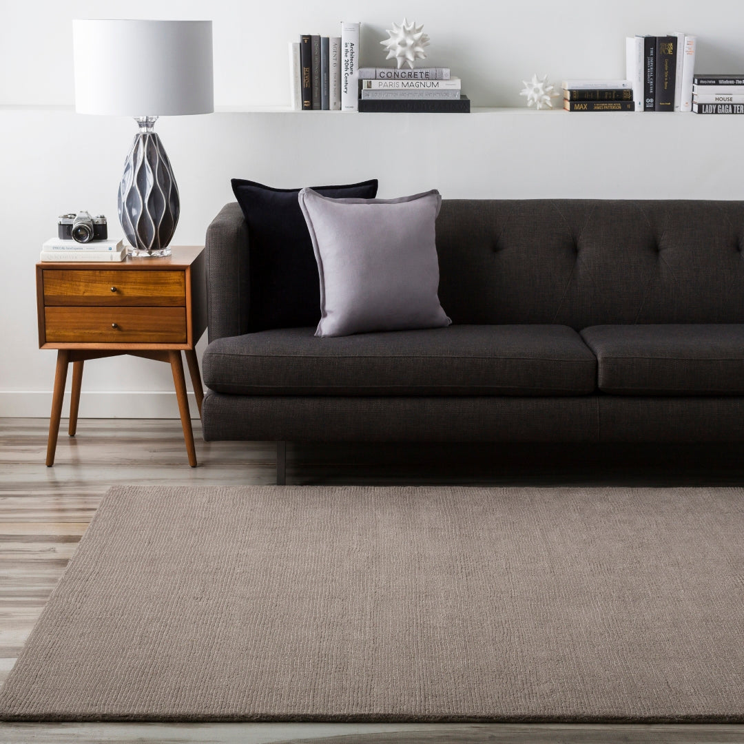 Mystique M-266 Handmade Modern Wool Area Rug - Ideal Elegant Neutrals for Sophisticated Home Decor with 0.63” Pile