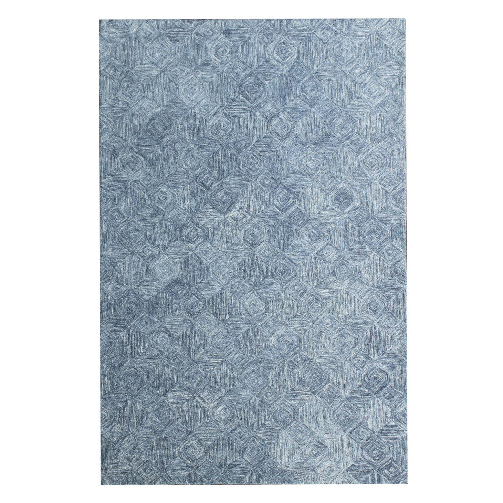 Exquisite Hand - Tufted Rectangle Geometric Wool Area Rug for a Cozy and Stylish Home Décor