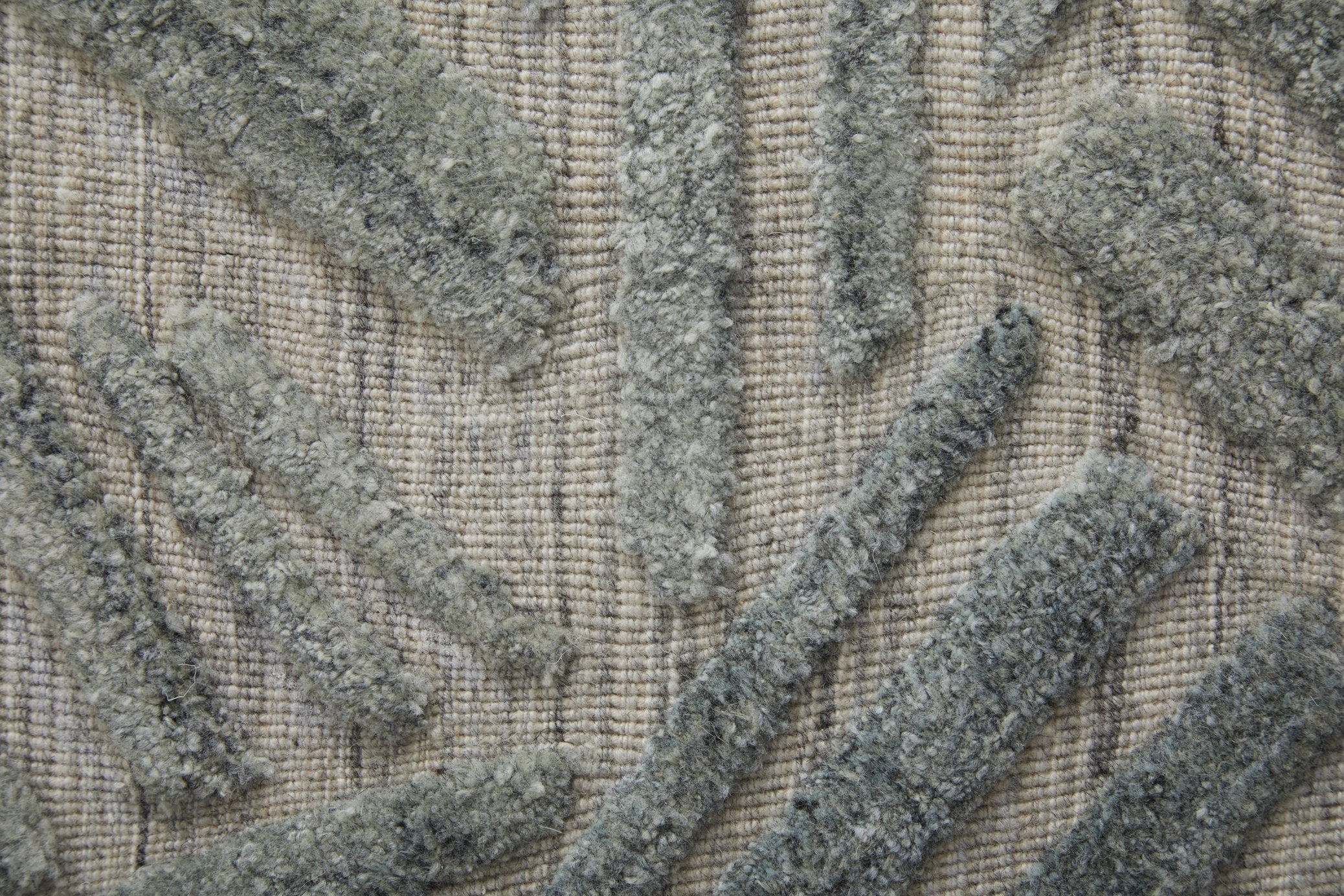 Elias Handmade Abstract Viscose-Wool Area Rug in Gray, Blue, and Ivory - Enhance the Elegance of Your Home Decor