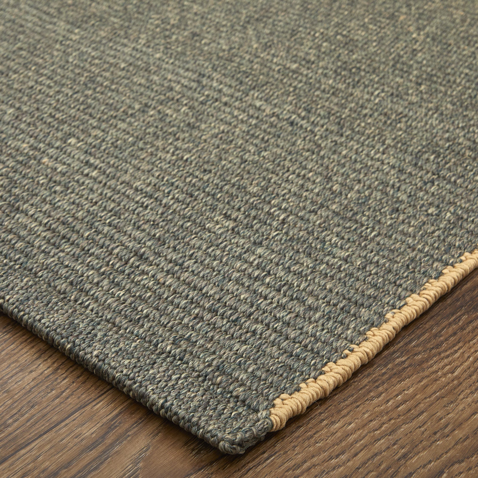 Genuine Hand-Woven Green Area Rug: Stain-Resistant for Cozy Home Decor