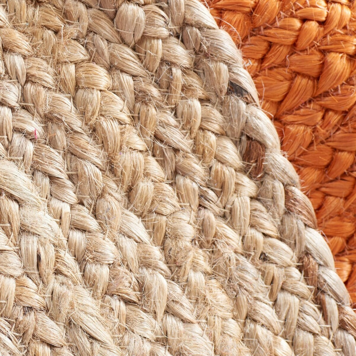 Eco-Friendly, Durable Hand-Woven 801 Natural Jute Pile Rug for Elegant Home Decor