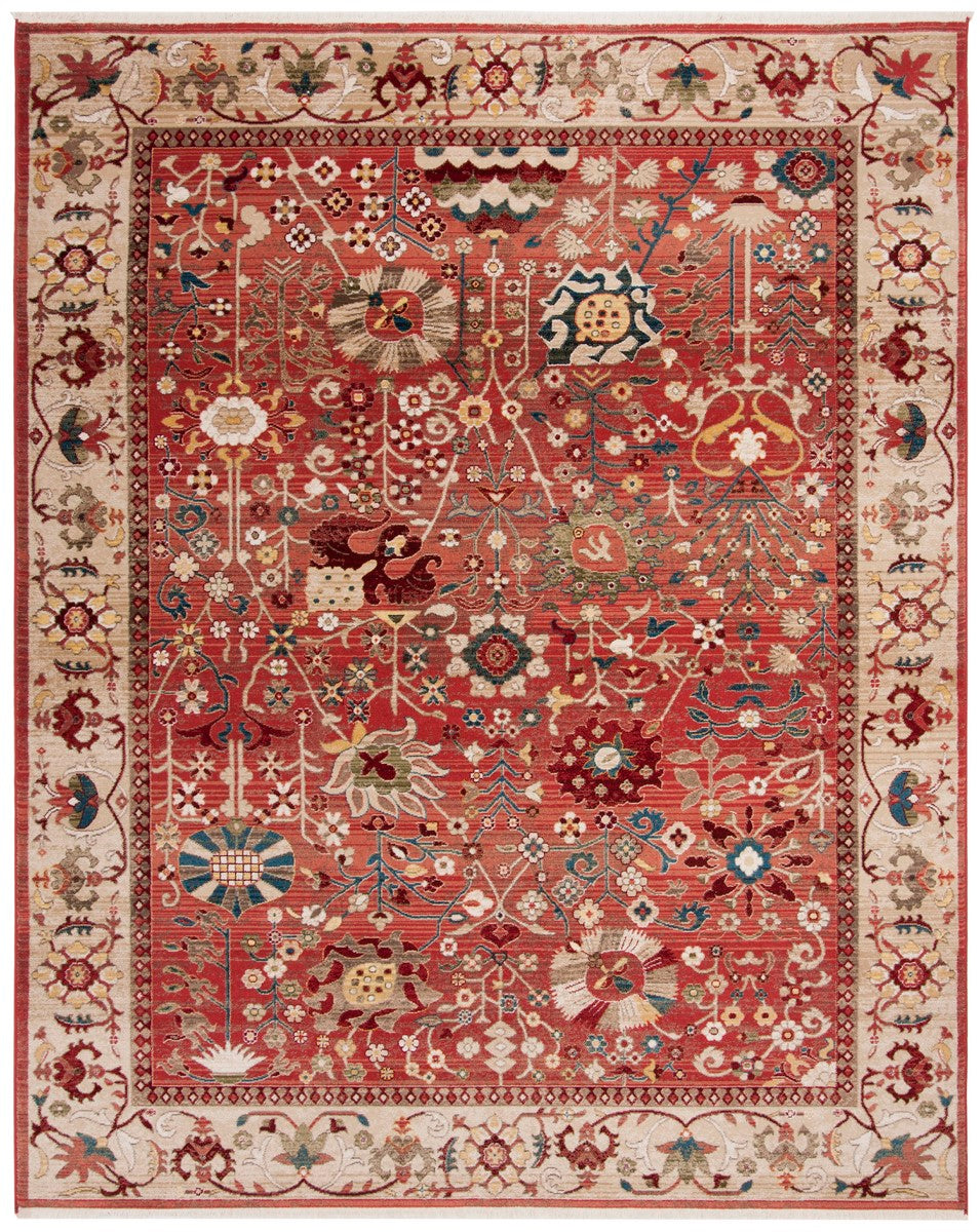 Luxurious Kashan Power Loomed Area Rug - Soft Polypropylene Pile for All Home Decor