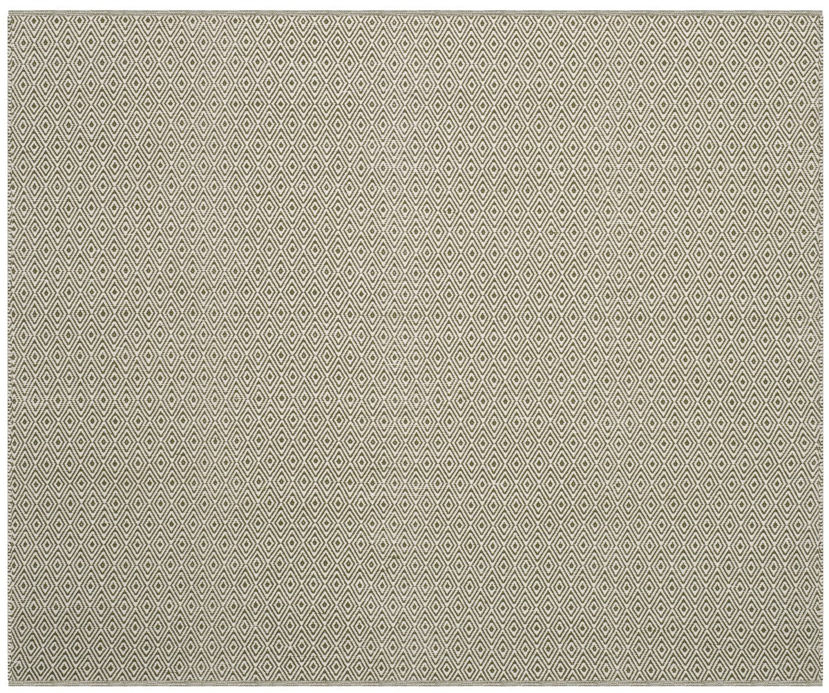 Montauk MTK515 Handmade Cotton Flat - Weave Rug Featuring a Classic Ikat Design for Elegant and Stylish Homes
