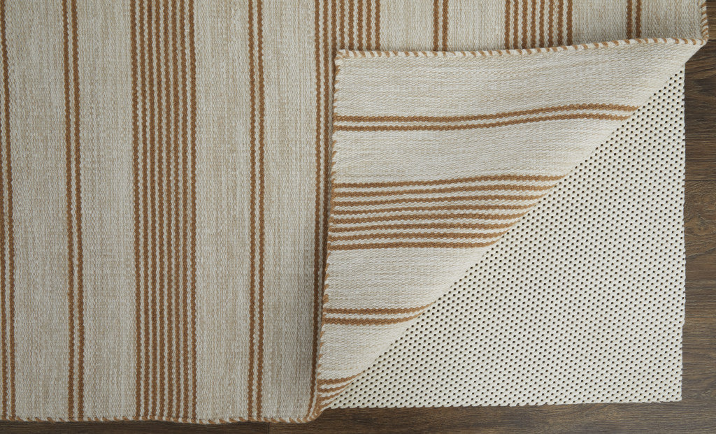 Stylish Modern Hand - Woven Stain - Resistant Area Rug with Striped Design for Comfortable Home Decor