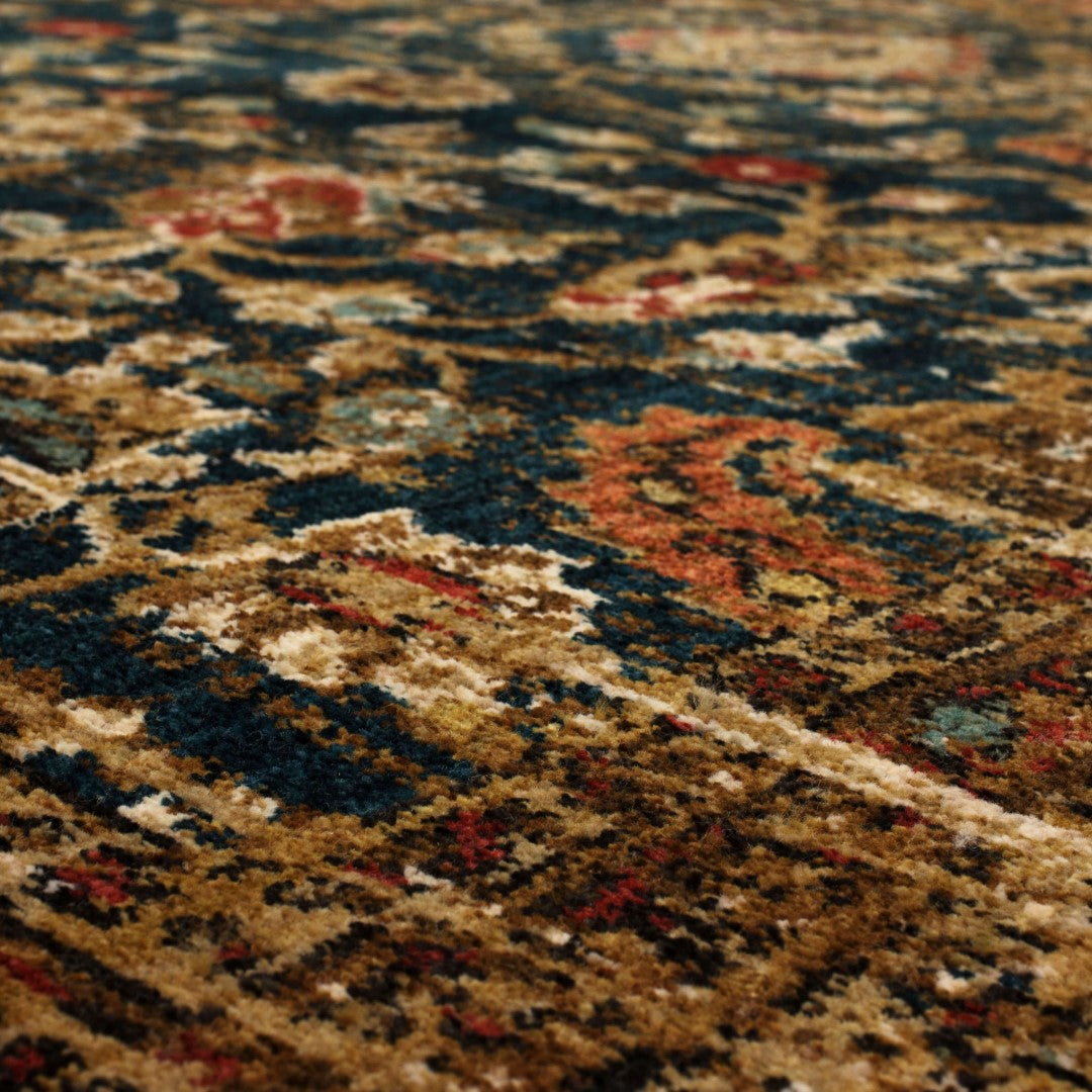 Spice Market Charax Modern Area Rug - Stylish, Eco-Friendly, Stain-Resistant Polyester Rug
