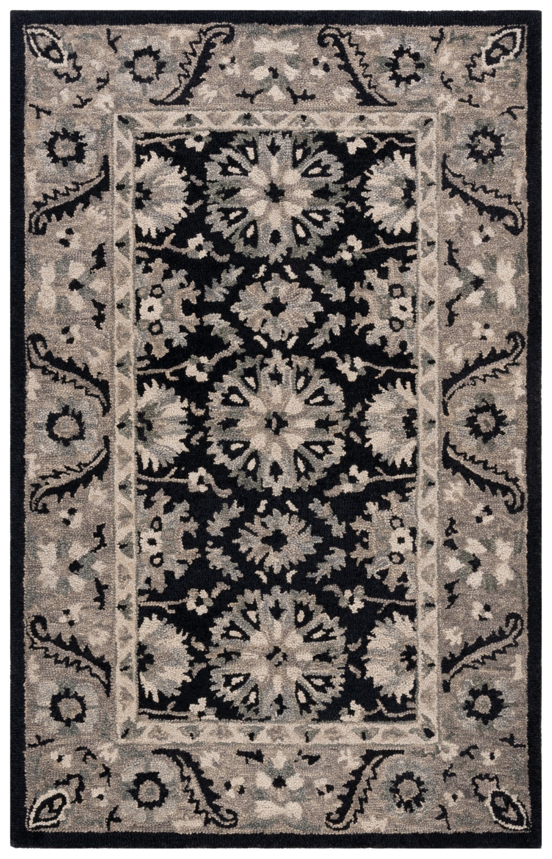 Luxurious Hand-Tufted Bohemian Aspen Rug: 85% Wool Blend for Cozy Home Decor