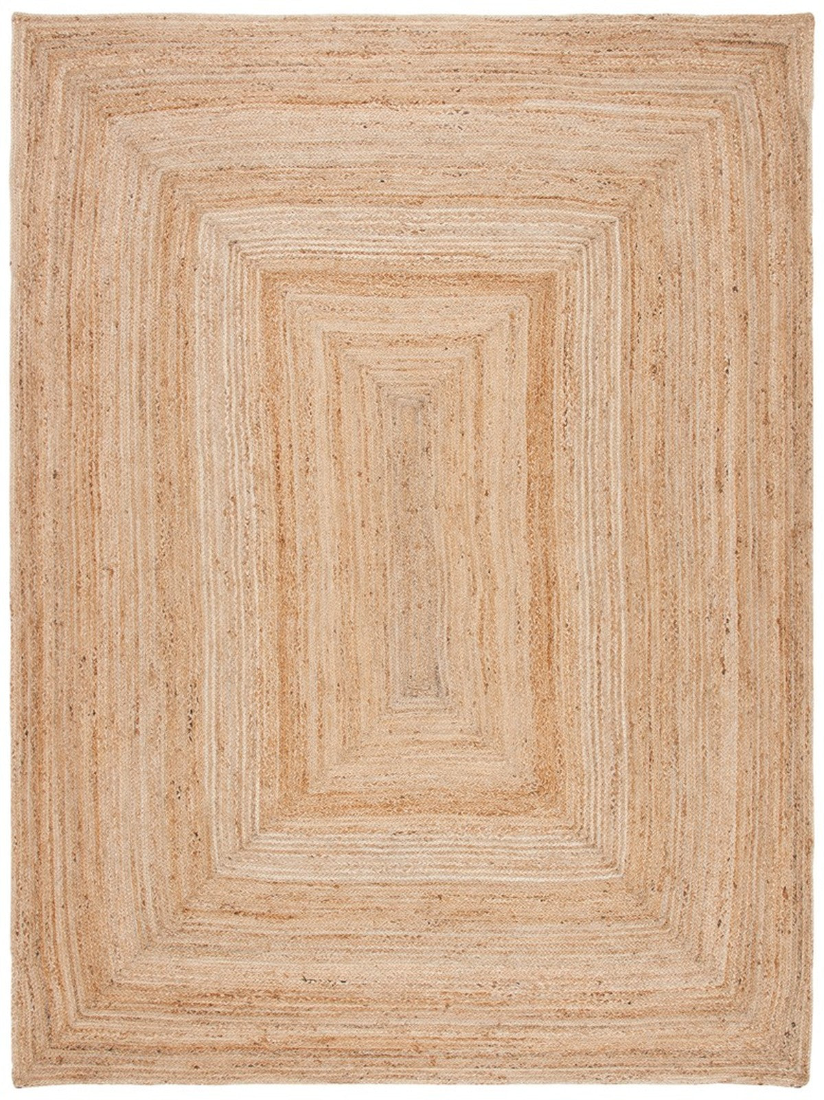 Stylish Contemporary Flat Weave Jute Rug for Comfortable Home Decor, Natural Fiber 304
