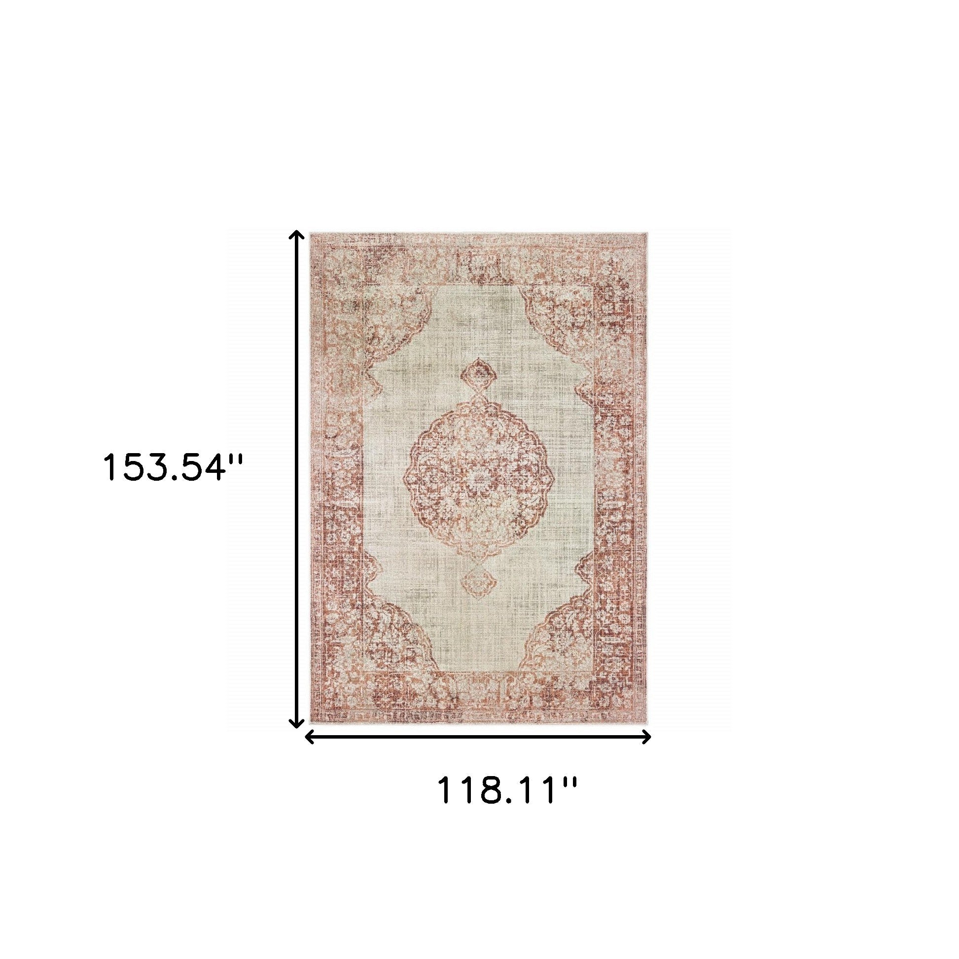 Exquisite Classic Medallion Indoor Runner Rug with Timeless Design, Durable Build, and Soft, Luxurious Texture for Elegant Interiors