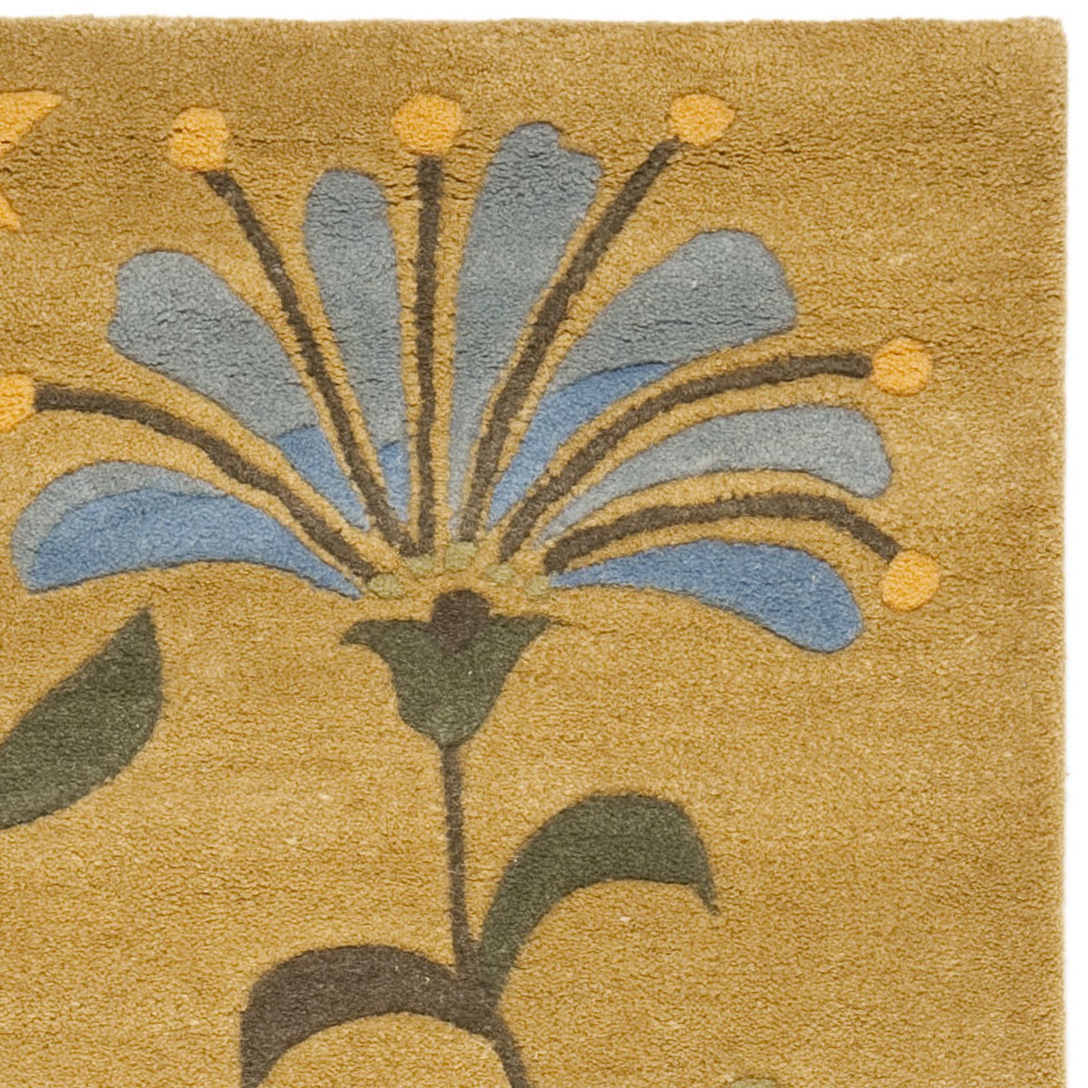 Safavieh Soho Collection Hand - Tufted Wool and Viscose Area Rug with Elegant Transitional Design for Both Contemporary and Traditional Living Spaces