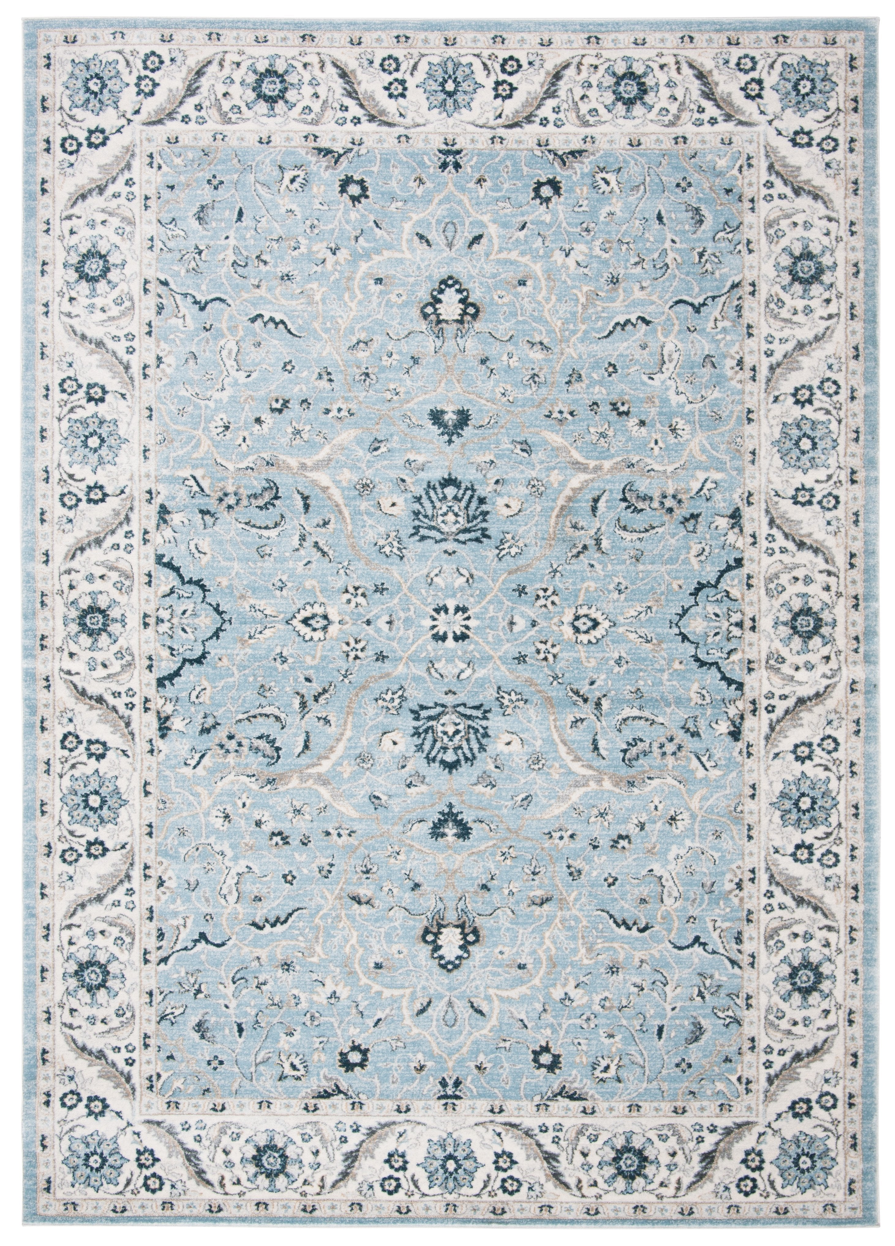 Turkish-Sourced Isabella Rectangle Power Loomed Rug - Luxurious Polypropylene with Jute Backing