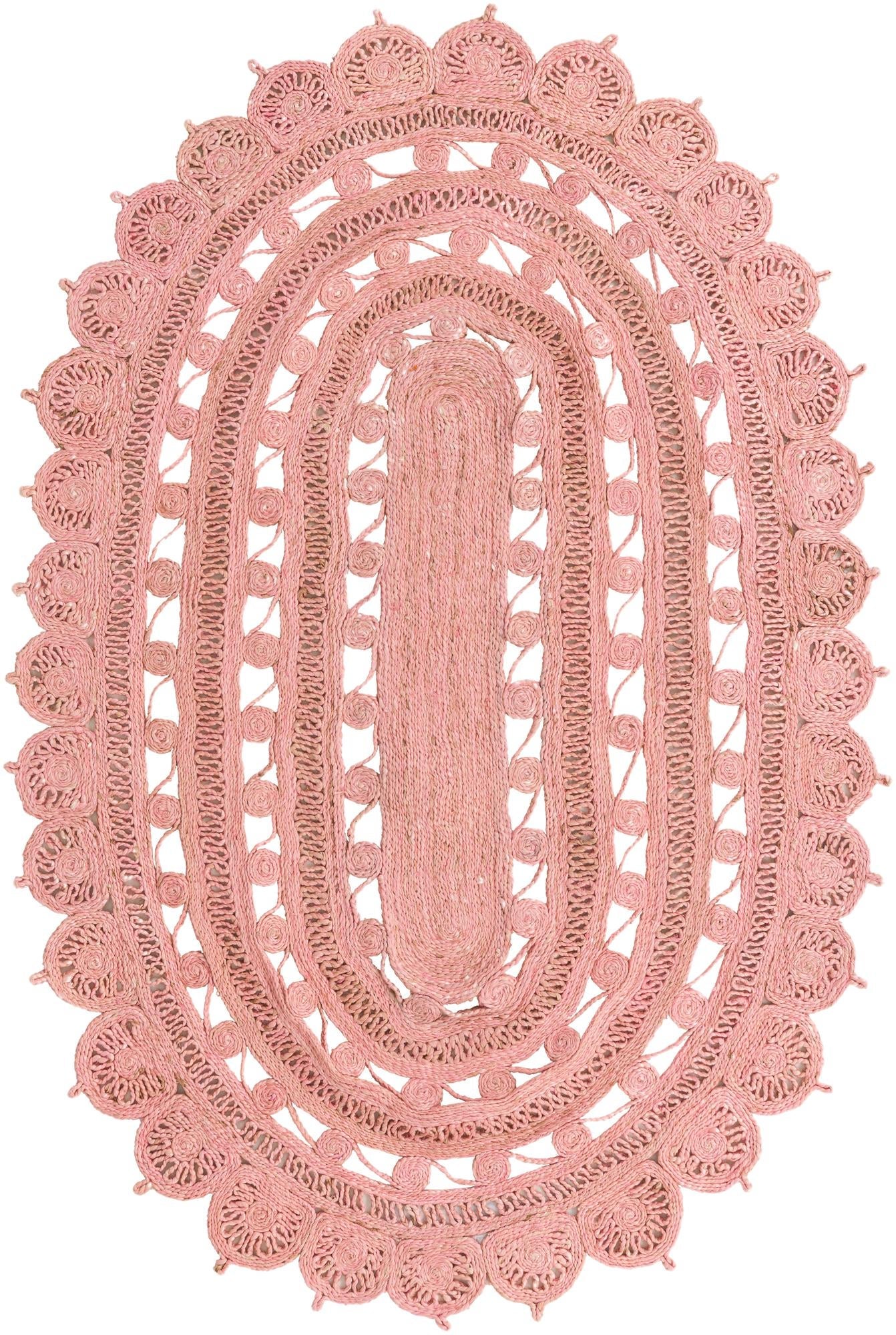 Exquisite Handcrafted Braided Jute Rug - An Eco-Friendly and Durable Home Decor Accent Suitable for Every Room