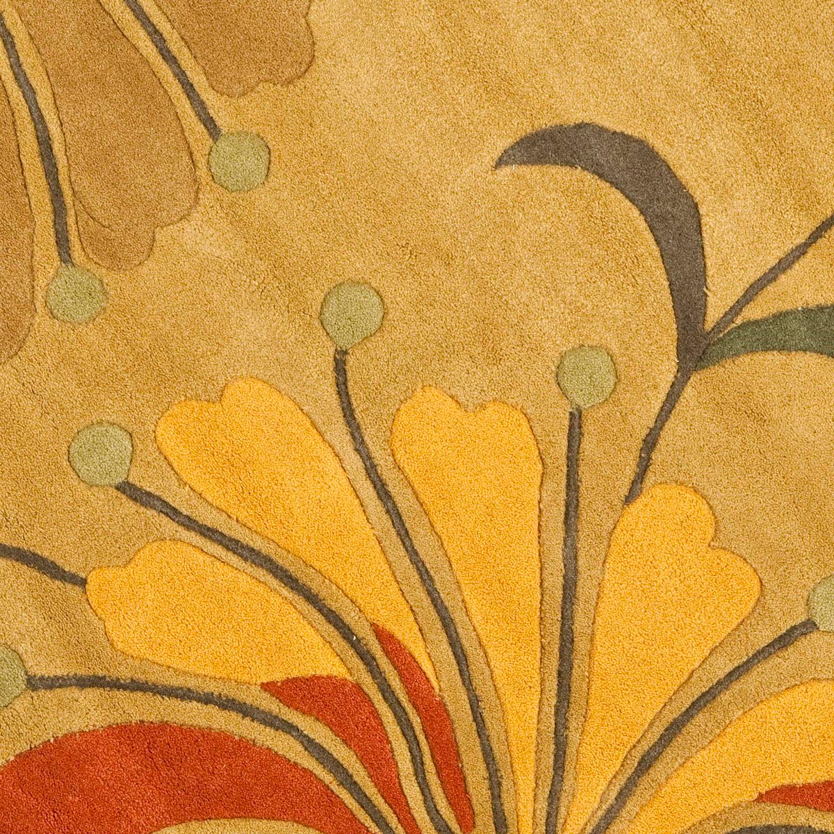 Safavieh Soho Collection Hand - Tufted Wool and Viscose Area Rug with Elegant Transitional Design for Both Contemporary and Traditional Living Spaces