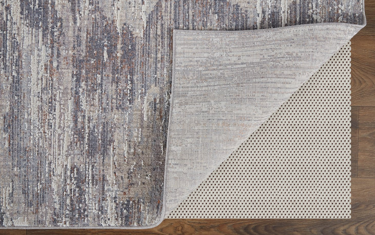Lennon Distressed Abstract Rug - Durable Polyester & Polypropylene for Elegant Home Decor