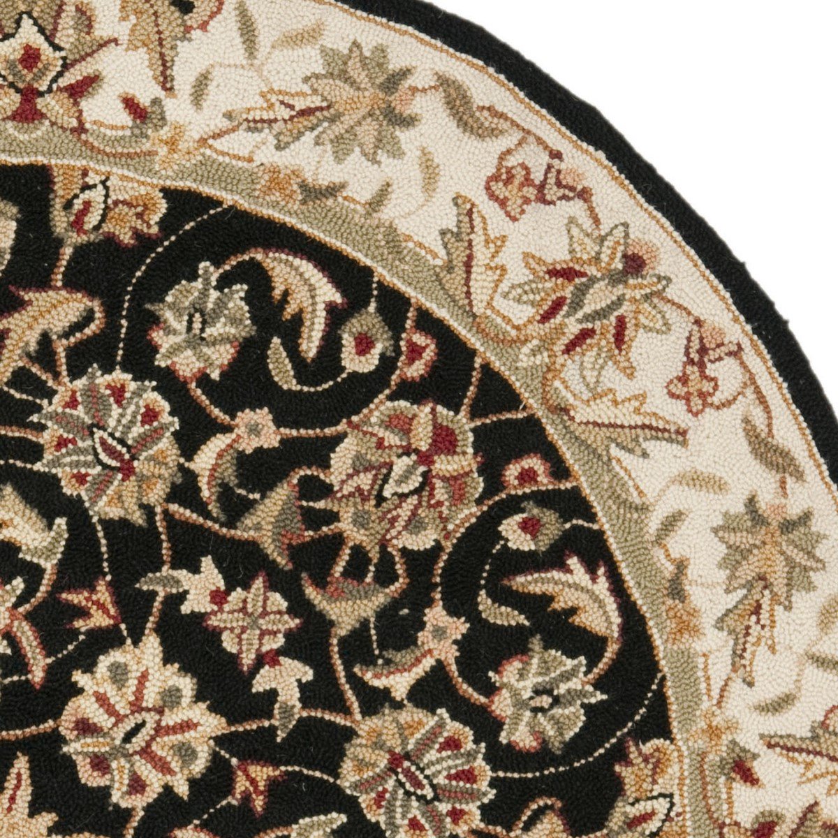 Luxurious Chelsea Hand-Hooked Rug: 100% Virgin Wool Pile, Durable Cotton Backing for All Spaces