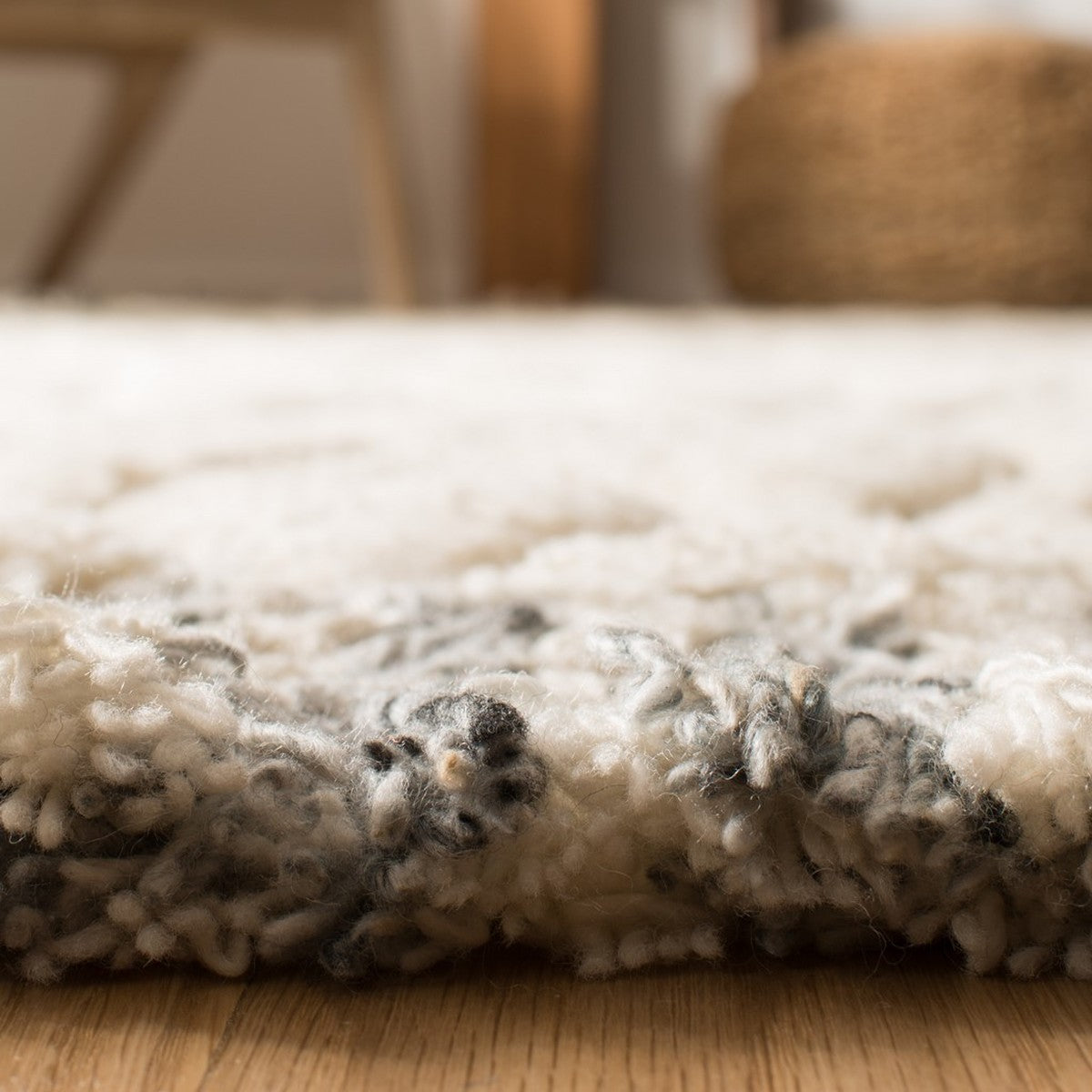 Casablanca Soft Polyester and Cotton Blend Tufted Rectangle Area Rug for Cozy Home Decor Essentials
