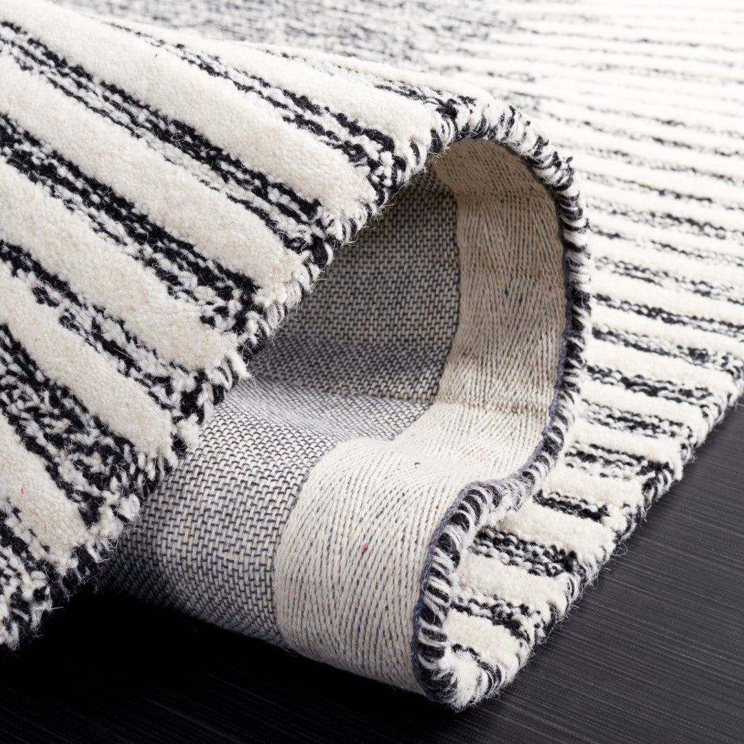 Luxurious Hand-Tufted Abstract Contemporary Rug with 85% Wool Blend for a Cozy Home