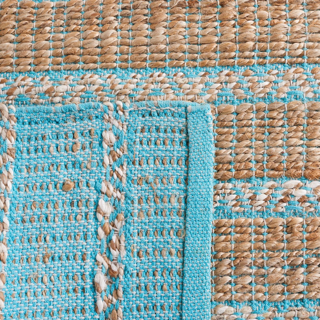Eco-Friendly Flat Weave Rug Made of Jute and Cotton for Stylish Homes