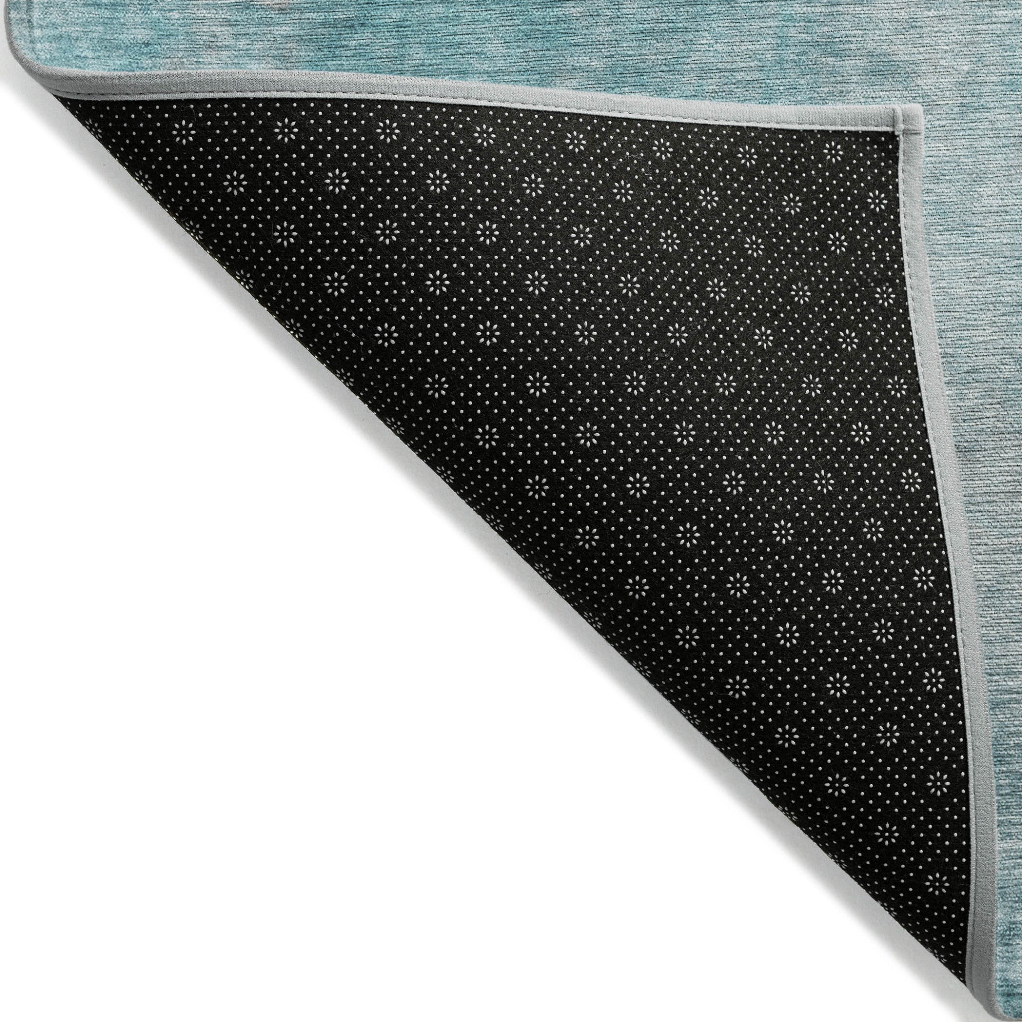 Stylish Washable & Stain-Resistant Indoor-Outdoor Abstract Runner Rug