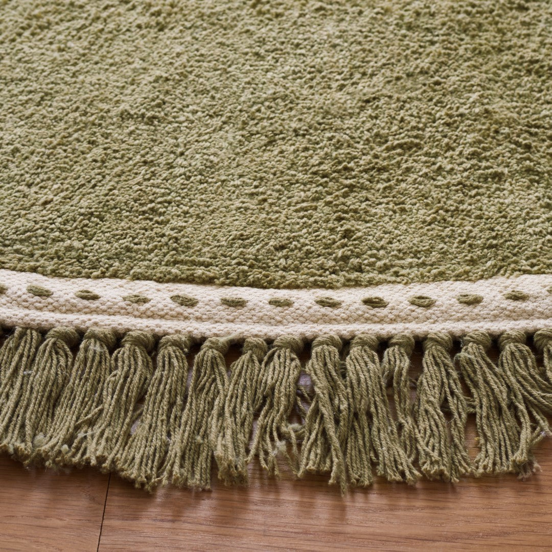 Soft and Machine-Washable Hand-Woven 100% Cotton Rug for Home Decor