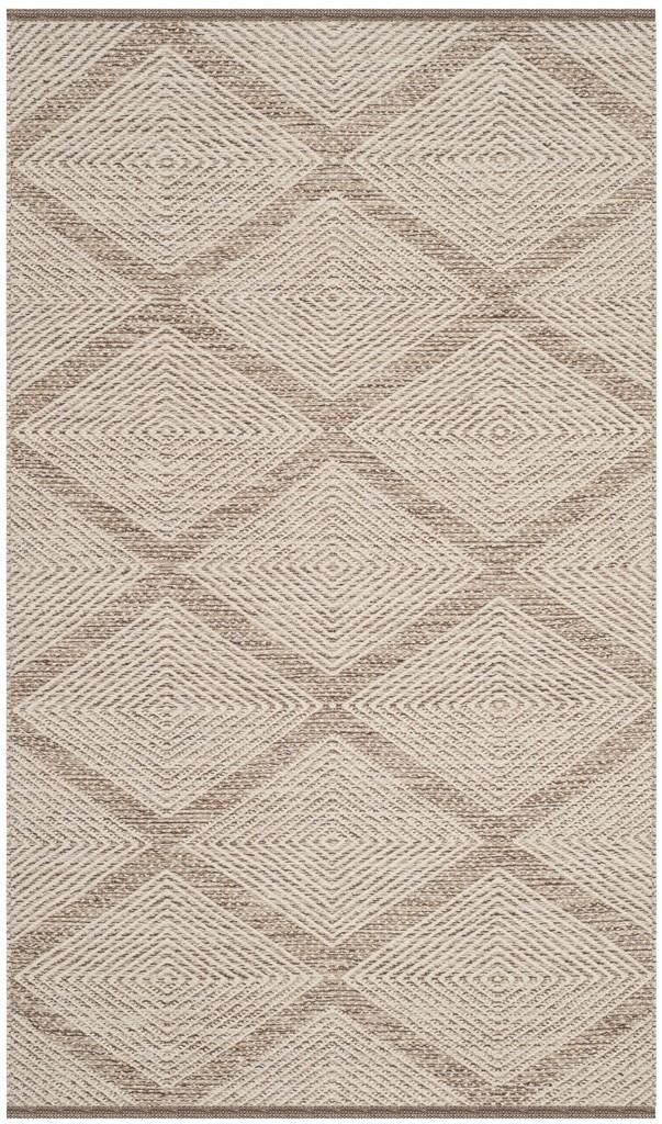 Montauk MTK821 Handmade Cotton Floor Rug - A Casual Designer Rug with Classic Ikat Tie - Dye Aesthetic Appeal